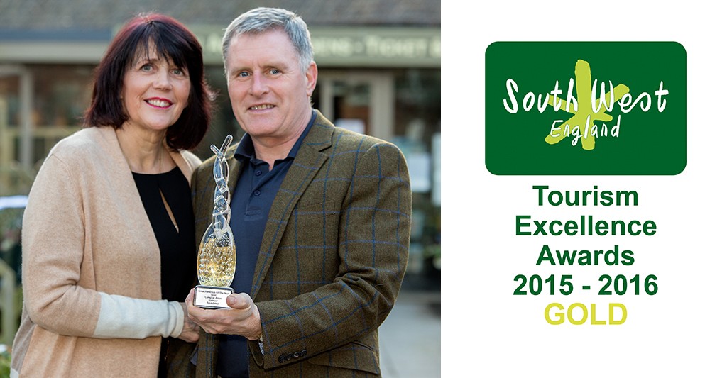 Dorset Tourism Awards, Compton Acres wins Gold!