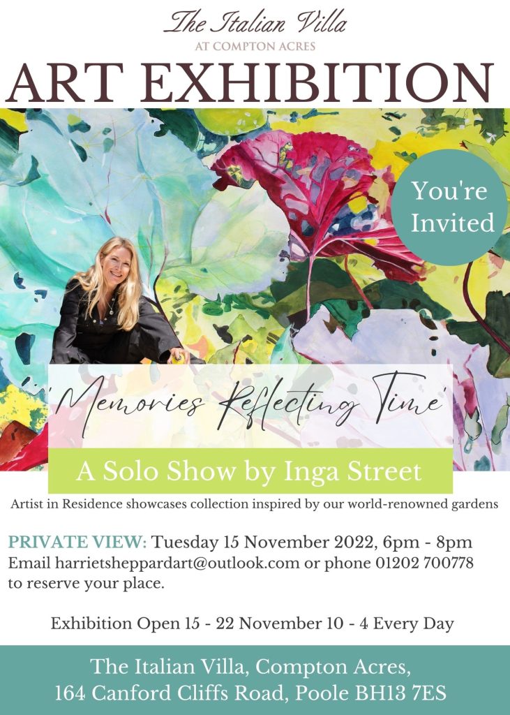 Art Exhibition at The Italian Villa by Inga Street