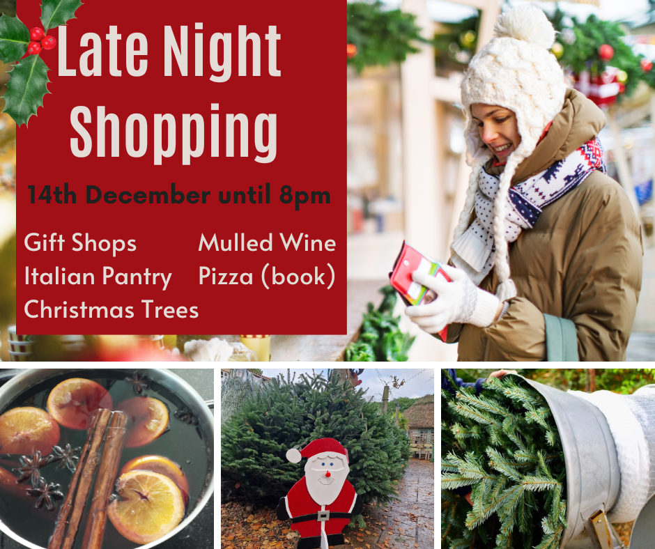 Late Night Shopping at Compton Acres, Poole